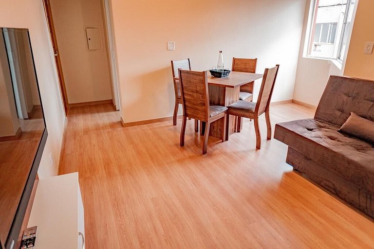 Super Central Seguro Wifi/Garagem/Cozinha/SmartTV