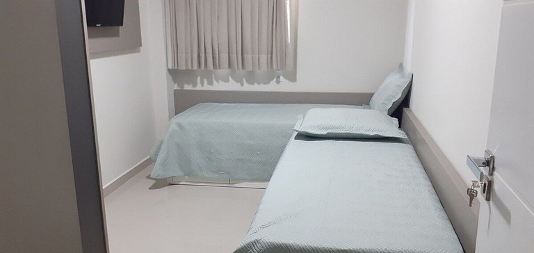 Central apartment with 2 bedrooms, garage, and washing machi