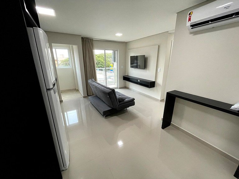 Novo central 2 quartos wifi/garagem/elevador