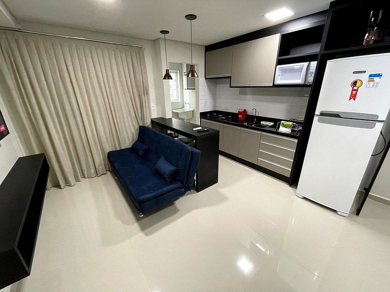 Central apartment with 2 bedrooms, garage, and washing machi