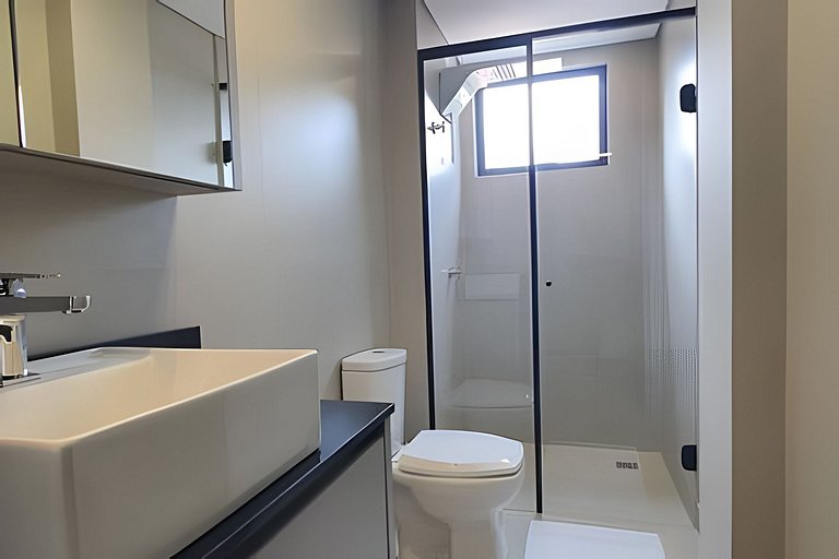 Ap novo 2 quartos/ar condicionado/elevador/piscina/garagem