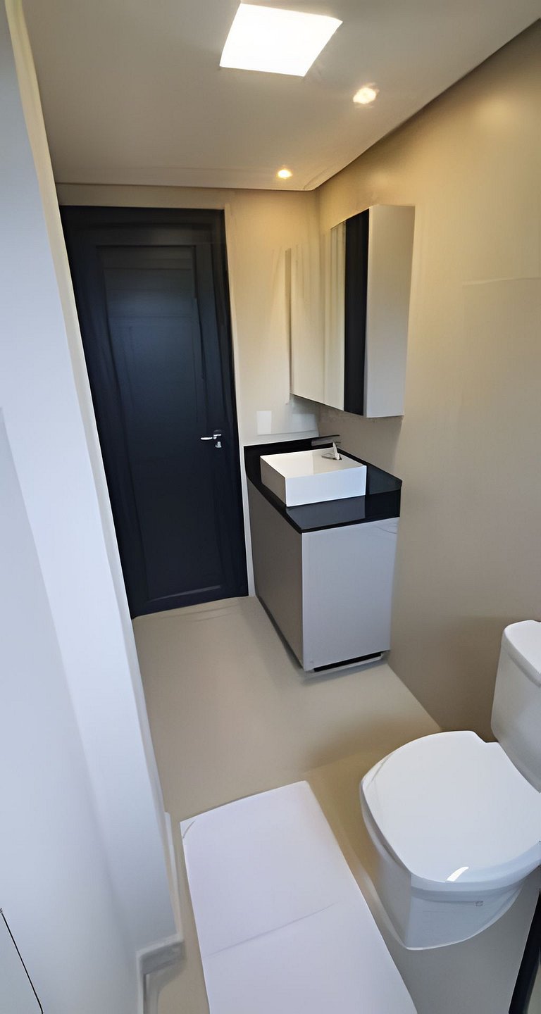Ap novo 2 quartos/ar condicionado/elevador/piscina/garagem