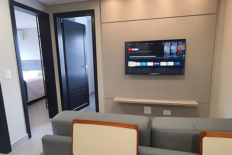Ap novo 2 quartos/ar condicionado/elevador/piscina/garagem
