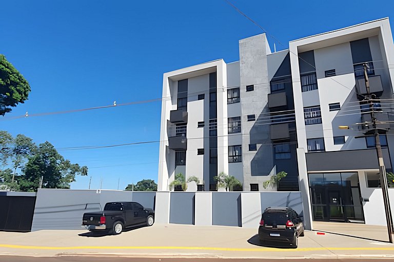 Ap novo 2 quartos/ar condicionado/elevador/piscina/garagem