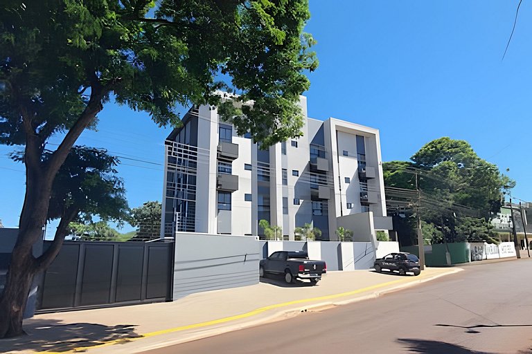 Ap novo 2 quartos/ar condicionado/elevador/piscina/garagem