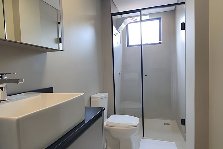 HS 505 novo 02 quartos/garagem/piscina/ar condicionado/Smart