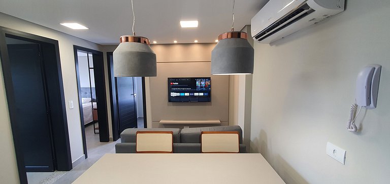 Ap 101 novo ar condicionado/garagem/piscina
