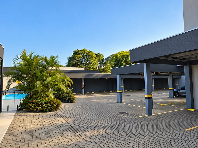 HS 505 novo 02 quartos/garagem/piscina/ar condicionado/Smart